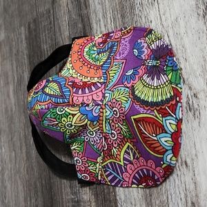 Small dog boho hippie floral hat. Cap. Keep sun out of fur babies eyes